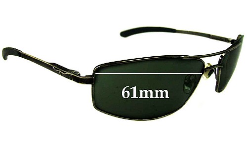 Sunglass Fix Replacement Lenses for R.M. Williams PA708 - 61mm Wide 