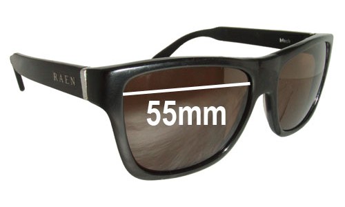 Sunglass Fix Replacement Lenses for Raen Noval - 55mm Wide 