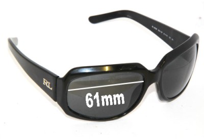 Ralph Lauren RL8083 Replacement Sunglass Lenses - 61mm wide 