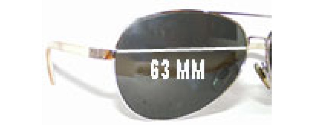 Sunglass Fix Replacement Lenses for Ralph Lauren RL 002 9001 - 63mm Wide