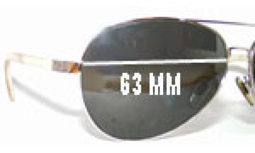 Sunglass Fix Replacement Lenses for Ralph Lauren RL 002 9001 - 63mm Wide 