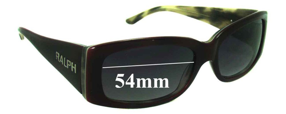 Sunglass Fix Replacement Lenses for Ralph Lauren Unknown Model - 55mm Wide