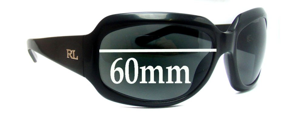 Sunglass Fix Replacement Lenses for Ralph Lauren RL 8035 - 60mm Wide