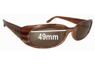 Ray Ban RB2123 Sidestreet Replacement Lenses 49mm wide 