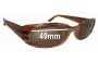 Sunglass Fix Replacement Lenses for Ray Ban RB2123 Sidestreet - 49mm Wide 