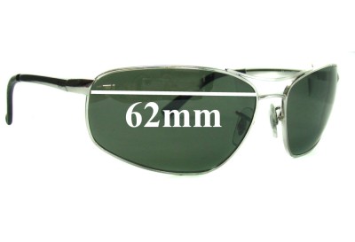 Ray Ban RB3360 Replacement Lenses 62mm wide 