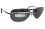 Sunglass Fix Replacement Lenses for Ray Ban RB8015 - 65mm Wide 