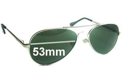 Ray Ban LH8923G Aviator Replacement Lenses 53mm wide 