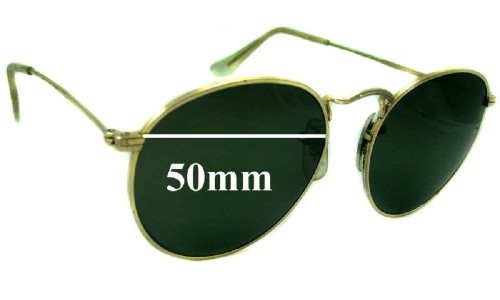 Sunglass Fix Replacement Lenses for Ray Ban B&L John Lennon - 50mm Wide 