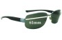 Sunglass Fix Replacement Lenses for Ray Ban RB3331 - 61mm Wide 