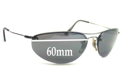 Ray Ban RB3155 Replacement Lenses 60mm wide 