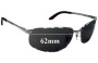 Sunglass Fix Replacement Lenses for Ray Ban RB3221 - 62mm Wide 