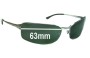 Sunglass Fix Replacement Lenses for Ray Ban RB3269  - 63mm Wide 
