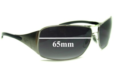 Ray Ban RB3320 Highstreet - All models except 41-71 & 042-8Z Replacement Lenses 65mm wide 