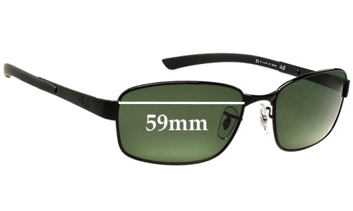 Sunglass Fix Replacement Lenses for Ray Ban RB3413 - 59mm Wide 