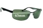 Sunglass Fix Replacement Lenses for Ray Ban RB3478 - 63mm Wide 