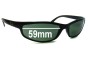 Sunglass Fix Replacement Lenses for Ray Ban RB4030 - 59mm Wide 