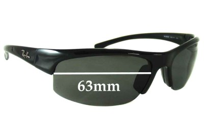 Ray Ban RB4039 Replacement Lenses 63mm wide 
