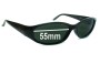 Sunglass Fix Replacement Lenses for Ray Ban RB4043 - 55mm Wide 