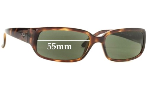 Sunglass Fix Replacement Lenses for Ray Ban RB4055 - 55mm Wide 