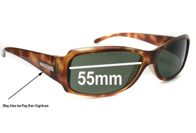 Ray Ban RB4058 Replacement Lenses 55mm wide 