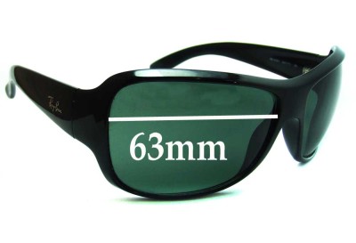 Ray Ban RB4097 Replacement Lenses 63mm wide 