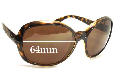 Ray Ban RB4113 Jackie Ohh III Replacement Lenses 64mm wide 