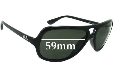 Ray Ban RB4162 Replacement Lenses 59mm wide 