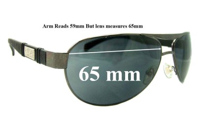 Ray Ban RB5313 Aviator Replacement Lenses 65mm wide 