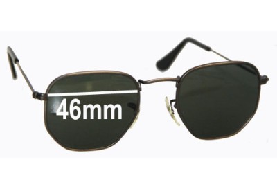 Ray Ban B&L W0973 Replacement Lenses 46mm wide 