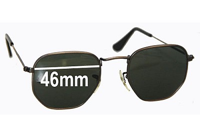 Ray-Ban B&L W0973 Replacement Lenses 46mm wide 