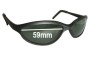 Sunglass Fix Replacement Lenses for Ray Ban B&L W2967 - 59mm Wide 
