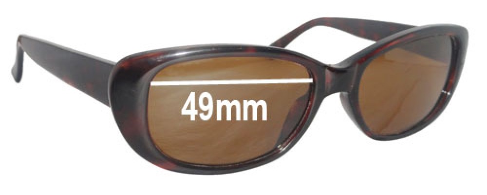Sunglass Fix Replacement Lenses for Ray Ban B&L W3070 Rituals - 49mm Wide
