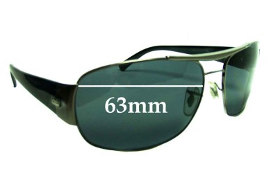 Ray Ban RB3357 Replacement Lenses 63mm wide 