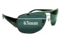 Sunglass Fix Replacement Lenses for Ray Ban RB3357 - 63mm Wide 