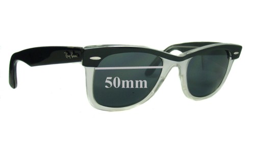Sunglass Fix Replacement Lenses for Ray Ban RB2143 Wayfarer II - 50mm Wide 