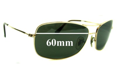 Ray Ban RB3322 Replacement Lenses 60mm wide 
