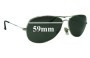Sunglass Fix Replacement Lenses for Ray Ban RB3362 Cockpit - 59mm Wide 