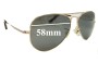 Sunglass Fix Replacement Lenses for Ray Ban RB8029-K - 58mm Wide 