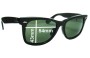 Sunglass Fix Replacement Lenses for Ray Ban RB2140 New Wayfarer - "New Wayfarer" on Right Arm - 54mm Wide 