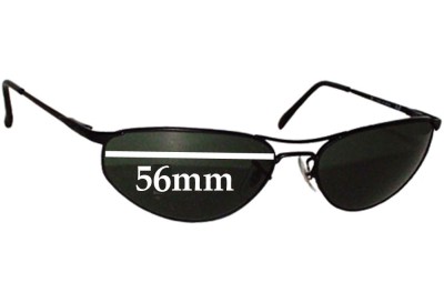 Ray Ban RB3131 Replacement Lenses 56mm wide 