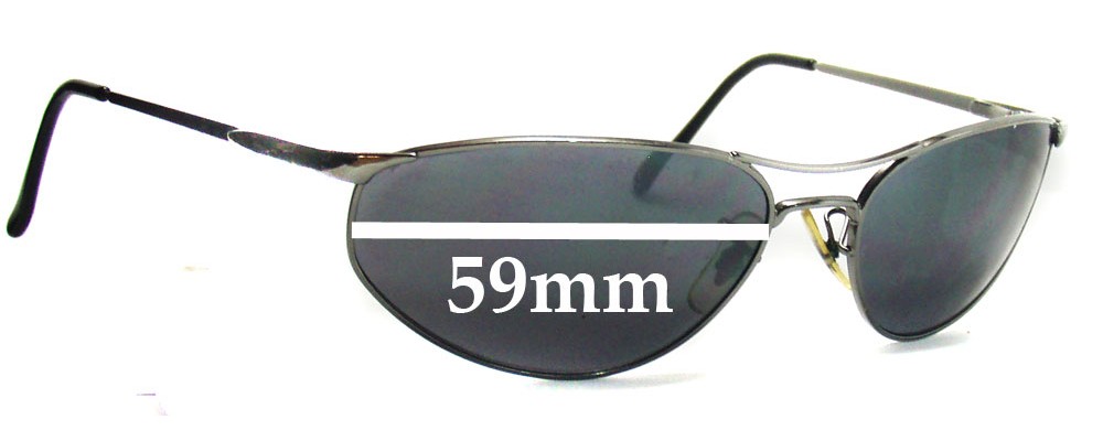 Sunglass Fix Replacement Lenses for Ray Ban RB3131 - 59mm Wide