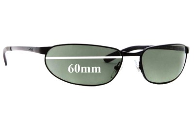 Ray Ban RB3176 Flight Replacement Lenses 60mm wide 