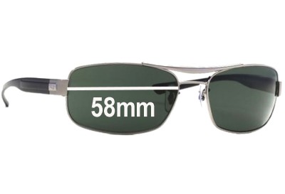 Ray Ban RB3302 Replacement Lenses 58mm wide 