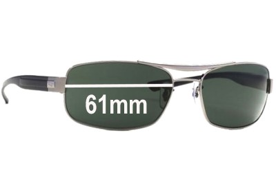 Ray Ban RB3302 Replacement Lenses 61mm wide 