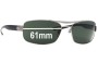 Sunglass Fix Replacement Lenses for Ray Ban RB3302 - 61mm Wide 