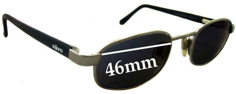 Sunglass Fix Replacement Lenses for Revo RE1112 - 46mm Wide