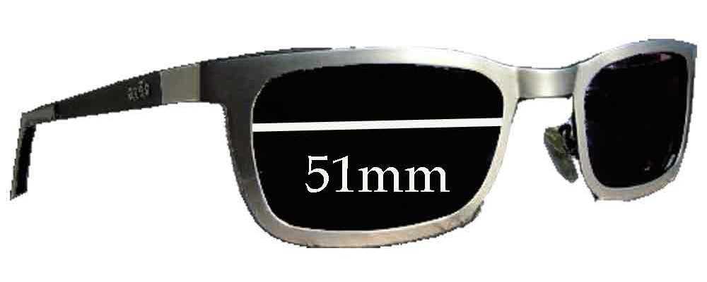 Sunglass Fix Replacement Lenses for Revo RE1115 - 51mm Wide