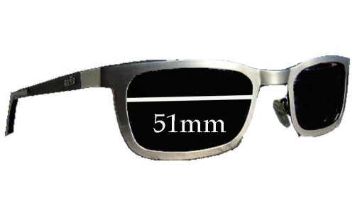 Sunglass Fix Replacement Lenses for Revo RE1115 - 51mm Wide 