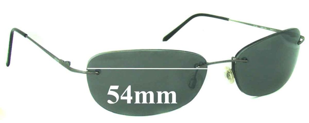 Sunglass Fix Replacement Lenses for Revo 3038 - 54mm Wide